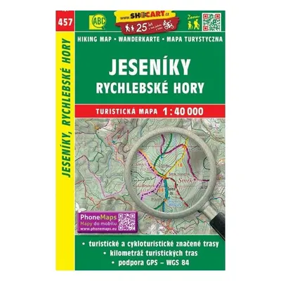 SC 457 Jeseníky, Rychlebské hory 1:40 000