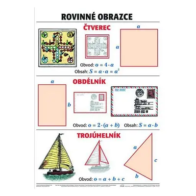 Plakát - Rovinné obrazce