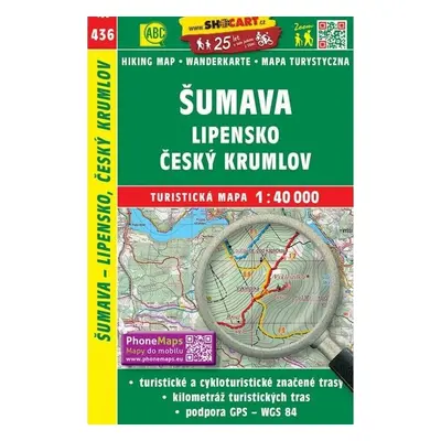 SC 436 Šumava - Lipensko, Český Krumlov 1:40 000