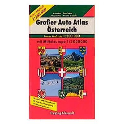 GAAO 1 Velký atlas Rakousko s CD ROM navigator 1:200 000