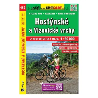 SC 152 Hostýnské a Vizovické vrchy 1:60 000