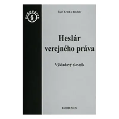 Heslár verejného práva - Jozef Králik