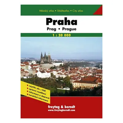 Praha atlas 1:20 000 (A5, spirála)