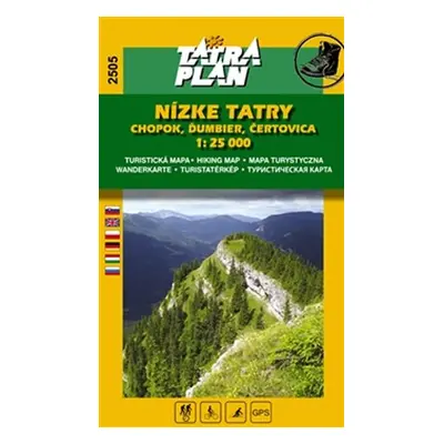 Nízke Tatry - Chopok, Ďumbier, Čertovica 1:25 000