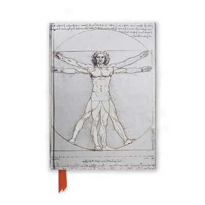 Zápisník Da Vinci: Vitruvian Man (Foiled Journal)