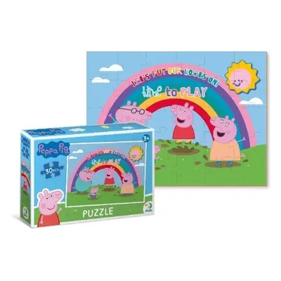 Puzzle Prasátko Peppa: Duha 30 dílků