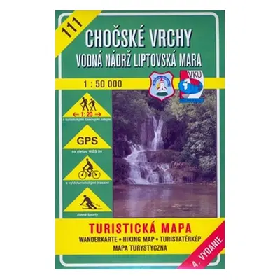 Chočské vrchy (111) - turistická mapa