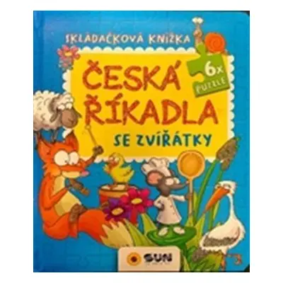 Česká říkadla se Zvířátky - Skládačková knížka - Dita Křišťanová