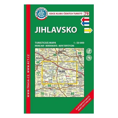 KČT 79 Jihlavsko 1:50 000 / turistická mapa (2022)