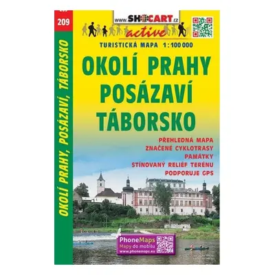 SC 209 Okolí Prahy, Posázaví, Táborsko 1:100 000