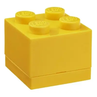 Úložný box LEGO Mini 4 - žlutý