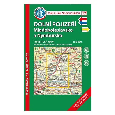 KČT 17 Dolní Pojizeří, Mladoboleslavsko / turistická mapa - Kolektiv autorú