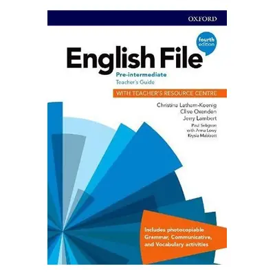 English File Pre-Intermediate Teacher´s Book with Teacher´s Resource Center (4th) - Christina La