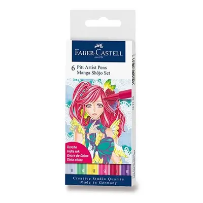 Faber - Castell Popisovač Pitt Artist Pen Manga Shojo 2 6 ks