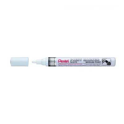 Popisovač Pentel Paint Marker MMP10 lakový - bílý 2-4 mm