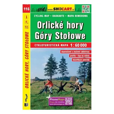 SC 116 Orlické hory, Góry Stolowe 1:60 000