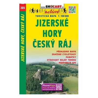 SC 203 Jizerské hory, Český ráj 1:100 000