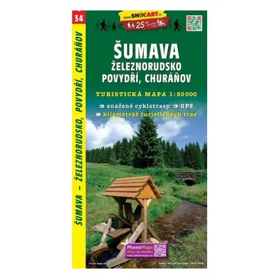 SC 034 Šumava Železnorudsko, Povydří, Churáňov 1:50 000