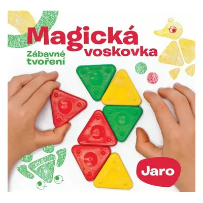 Magická voskovka sada - Jaro (knížka, voskovky, výseky)