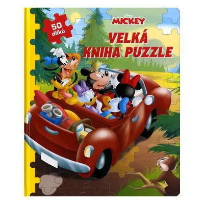 Mickey a jeho přátelé - Velká kniha puzzle 50 dílků - kolektiv.