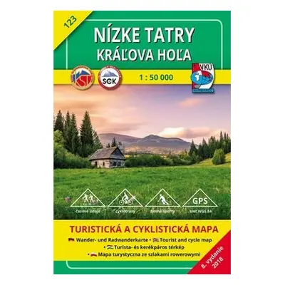 Nízke Tatry, Kráľova Hoľa 1 : 50 000