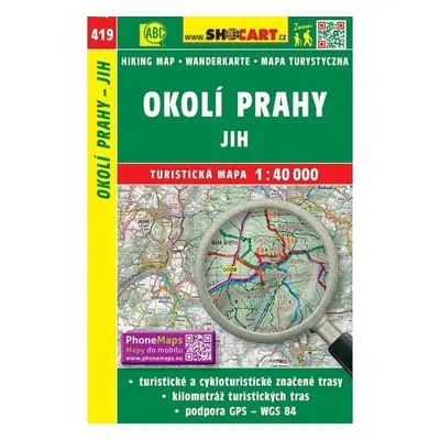 SC 419 Okolí Prahy jih 1:40 000