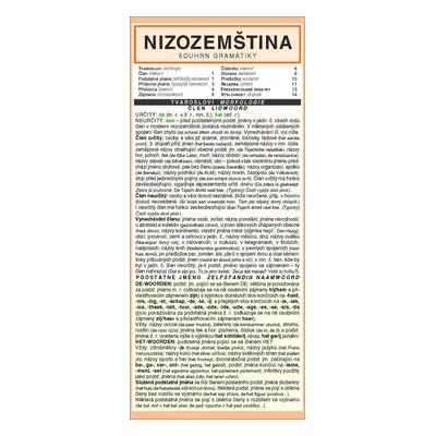 NIZOZEMŠTINA souhrn gramatiky