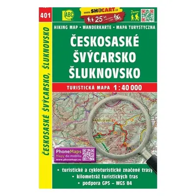 SC 401 Českosaské Švýcarsko, Šluknovsko 1:40 000