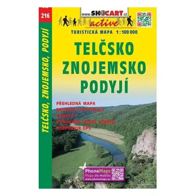 SC 216 Telčsko, Znojemsko, Podyjí 1:100 000