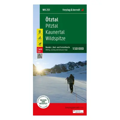 Ötztal 1:50 000 / turistická, cyklistická a rekreační mapa