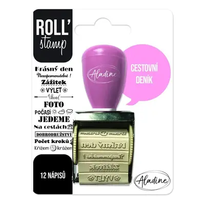 Aladine RollStamp textová - Cestovní deník