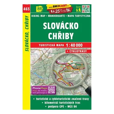 SC 463 Slovácko, Chřiby 1:40 000