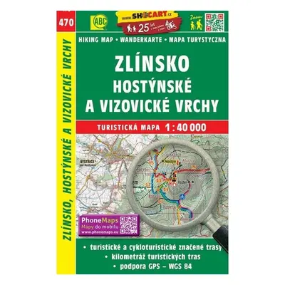 SC 470 Zlínsko, Hostýnské a Vizovické vrchy 1:40 000