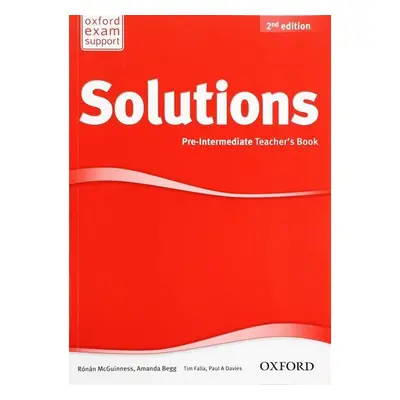 Maturita Solutions Pre-intermediate Teacher´s Book (2nd) - R. McGuinnes