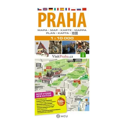 Praha - plán města 1:10 000