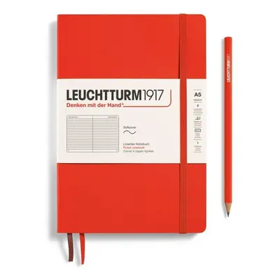 Leuchtturm1917 Zápisník Lobster Softcover A5 linkovaný