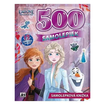 500 samolepiek Ľadové kráľovstvo