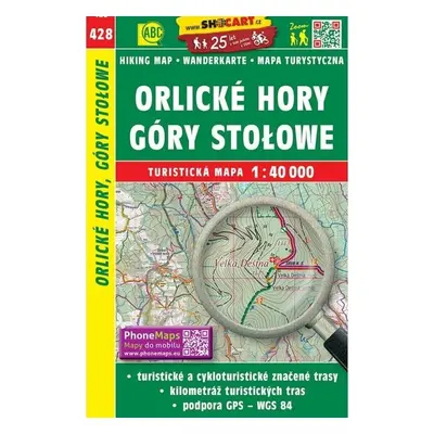 SC 428 Orlické hory, Góry Stolowe 1:40 000