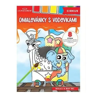 Concorde Omalovánky s vodovkami - Cirkus A4