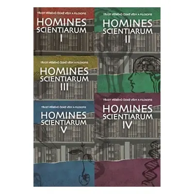 Homines scientiarum I–V - komplet 5 knih + 5 DVD - Dominika Grygarová