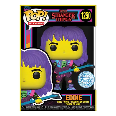 Funko POP TV: Stranger Things S4 - Eddie w/guitar (BLKLT)