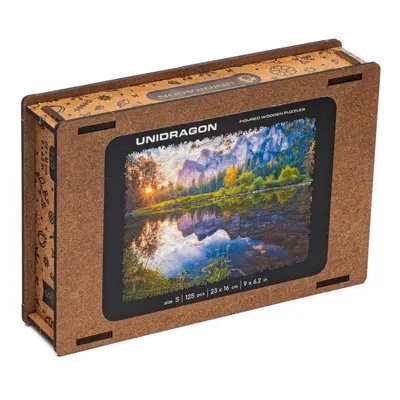 Unidragon dřevěné puzzle - Jezero velikost S