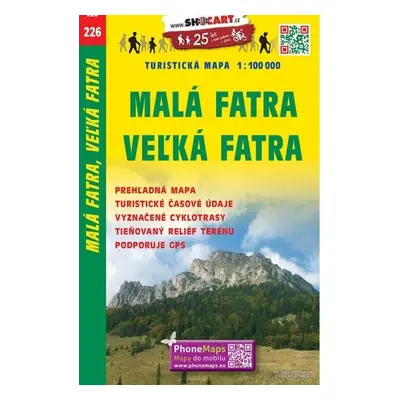 SC 226 Malá Fatra, Veľká Fatra 1:100 000