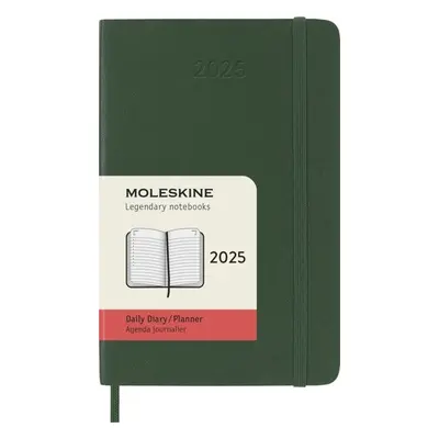 Moleskine Diář 2025 zelený S, denní, měkký