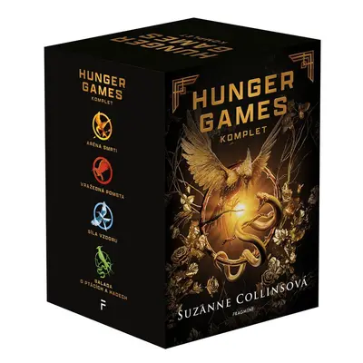 HUNGER GAMES – komplet, 1.-4.díl - box - Suzanne Collinsová