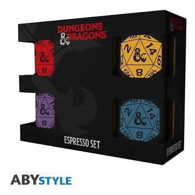 Dungeons and Dragons set espresso hrnků 4 ks