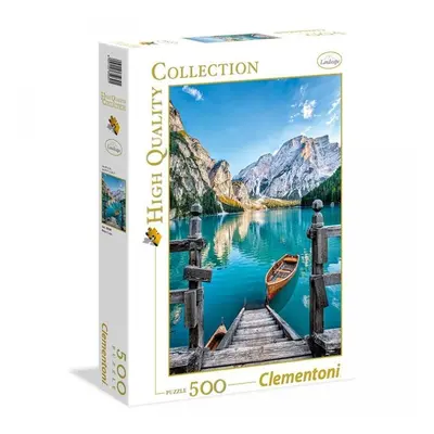 Clementoni Puzzle - Jezero Braies, 500 dílků - Clementoni