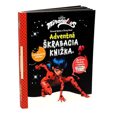 Čarovná Lienka a Čierny Kocúr - Adventná škrabacia knižka - kolektiv.