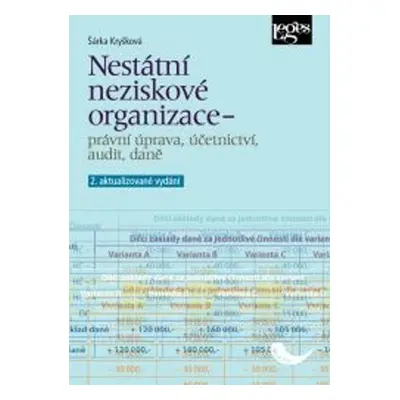 Nestátní neziskové organizace - právní úprava, účetnictví, audit, daně, 2. vydání - Šárka Kryšk