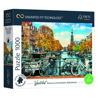 Puzzle prémiové Podzim v Amsterodamu Holandsko 1000 dílků - Trefl